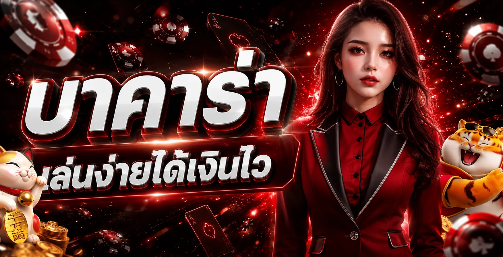 แบนเนอร์บาคาร่าและเกมคาสิโน TORYOD888